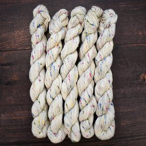 Type 49181M - Muliti Coloured Donegal 4ply Mini - 5 x 20grm Hanks